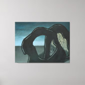 Rene Magritte art Canvas Afdruk (Voorkant)