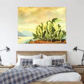 Rene Magritte art Canvas Afdruk (Insitu (Slaapkamer))