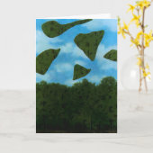 Rene Magritte art Kaart (Gele Bloem)