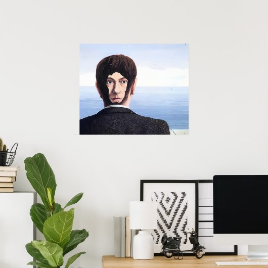 Rene Magritte art Poster (Thuiskantoor)