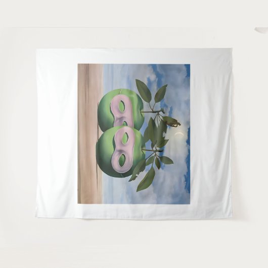 Rene Magritte art Wandkleed (Voorkant (horizontaal))