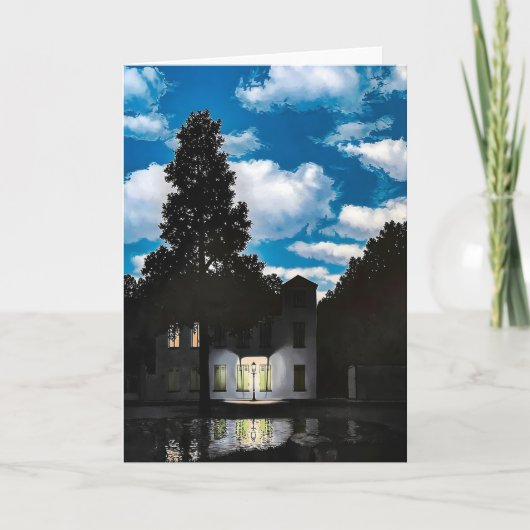 Rene Magritte kunst schilderij Kaart (Voorkant)