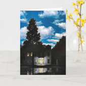 Rene Magritte kunst schilderij Kaart (Gele Bloem)