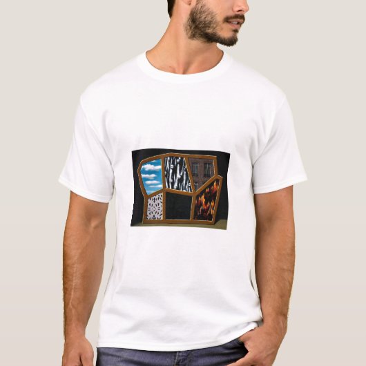 Rene Magritte kunst T-shirt (Voorkant)