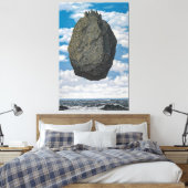 Rene Magritte kunstschilderij Canvas Afdruk (Insitu (Slaapkamer))