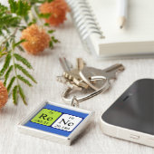 Rene periodieke lijst naam het sleutelwoord sleutelhanger (Zijkant)