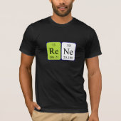 Rene periodieke lijstnaam shirt (Voorkant)