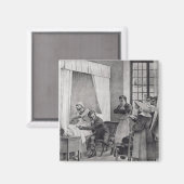 Rene Theophile Hyacinthe Laennec Magneet (Voorkant / Achterkant)