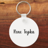 Rene Topka - Schlüsselanhänger - Ich bin bei dir Sleutelhanger (Achterkant)