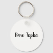 Rene Topka - Schlüsselanhänger - Ich bin bei dir Sleutelhanger (Achterkant)
