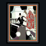 Rene Vincent Art Deco Print "Automobilia" 16 x 20<br><div class="desc">René Vincent,  Hoesje art voor Automobilia,  juli 1922</div>