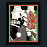Rene Vincent Art Deco Print "Automobilia" 16 x 20<br><div class="desc">René Vincent,  Hoesje art voor Automobilia,  juli 1922</div>