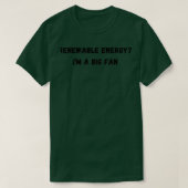 Reneable Energy Joke T-shirt (Design voorkant)