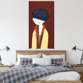 Renee Canvas Afdruk (Insitu (Slaapkamer))