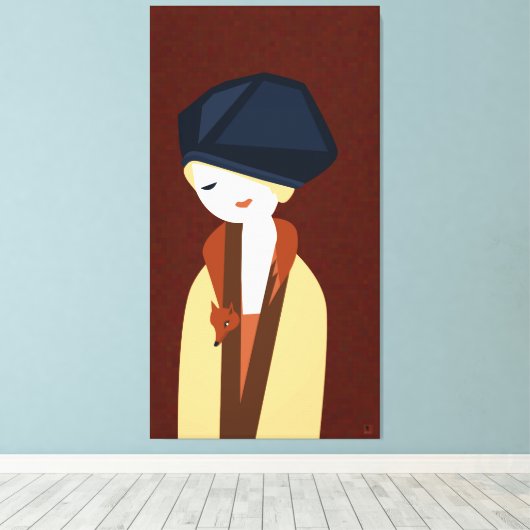 Renee Canvas Afdruk (Insitu (Houten vloer))