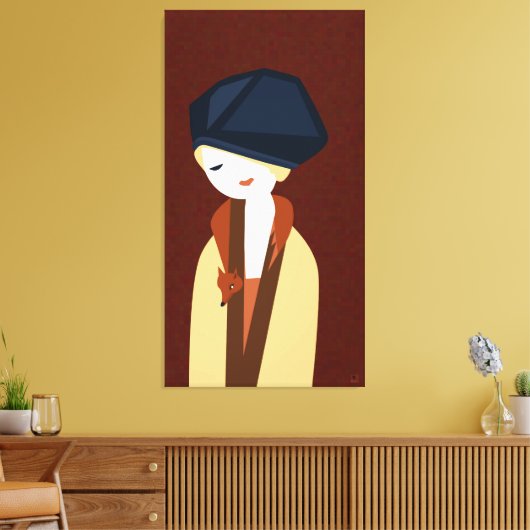 Renee Canvas Afdruk (Insitu (Woonkamer))