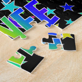 "RENEE" Voornaam, geun "HAPPY BIRTHDAY" Legpuzzel (Zijkant)