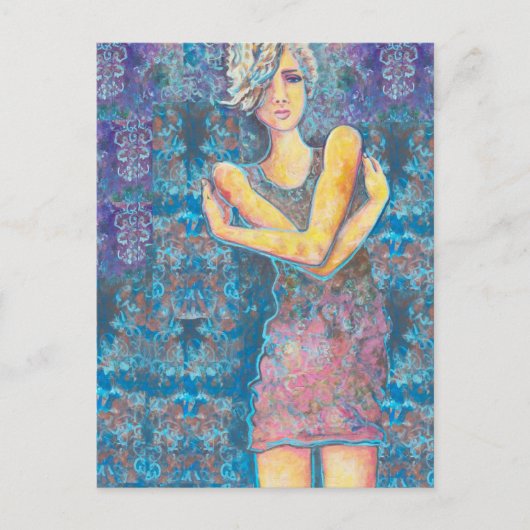 Renee, Vrouw Figuur Art Briefkaarten (Voorkant)