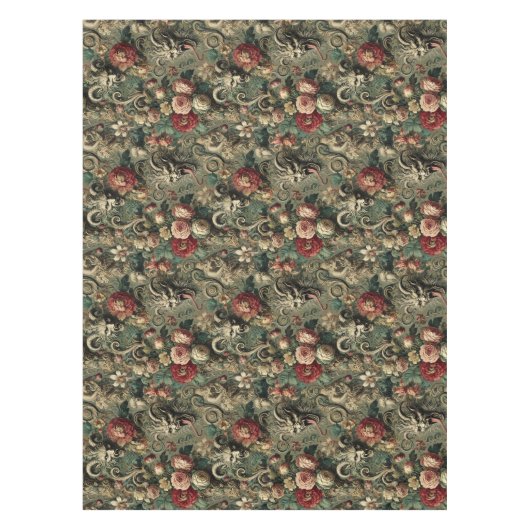 🩸 Renegade Harvest – Gothic Large Pattern Tafelkleed (Voorkant)