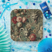 🩸 Renegade Harvest – Gothic Victorian Papieren Bordje (Feest)