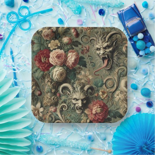 🩸 Renegade Harvest – Gothic Victorian Papieren Bordje (Feest)