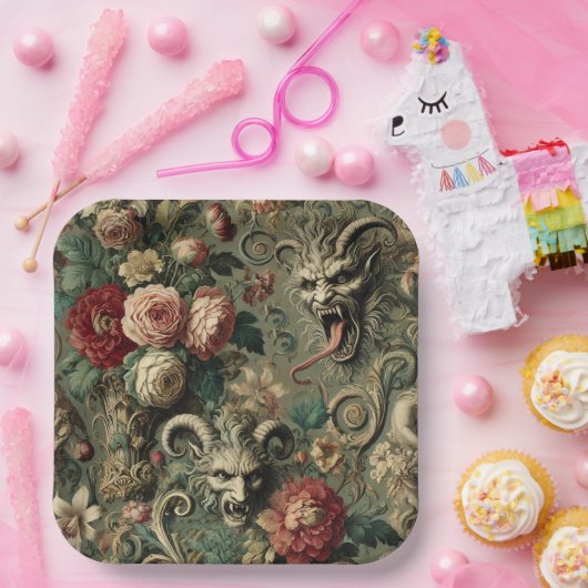 🩸 Renegade Harvest – Gothic Victorian Papieren Bordje (Feest)