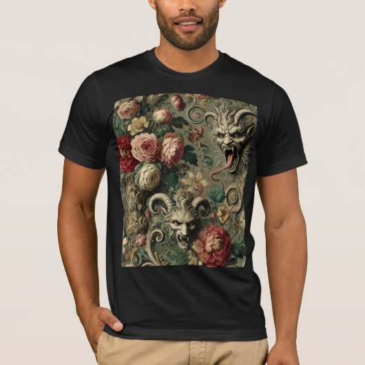 🩸 Renegade Harvest – Gothic Wearable Art T-shirt (Voorkant)