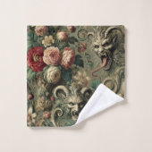 🩸 Renegade Harvest – Gotisch Victoriaans Bad Handdoek (Wasdoekje)