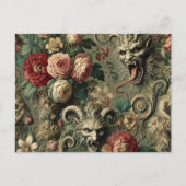 🩸 Renegade Harvest – Gotisch Victoriaans Feestdagenkaart (Voorkant)