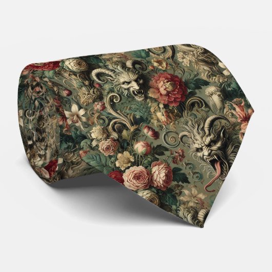 🩸 Renegade Harvest – Gotisch Victoriaans Stropdas (Opgerold)