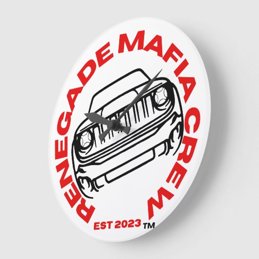 Renegade Maffia Crew Clock Grote Klok (Hoek)