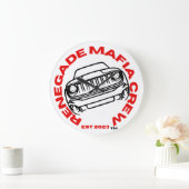 Renegade Maffia Crew Clock Grote Klok (Huis)