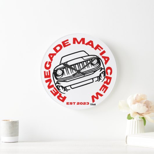 Renegade Maffia Crew Clock Grote Klok (Huis)