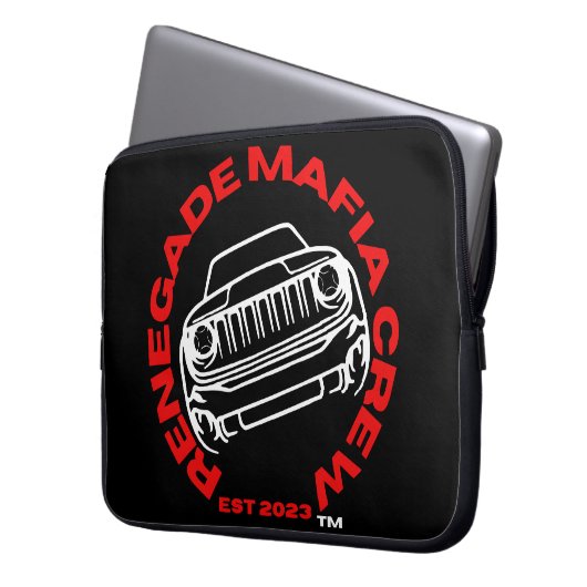 Renegade Maffia Crew Electronics Bag Laptop Sleeve (Voorkant Links)