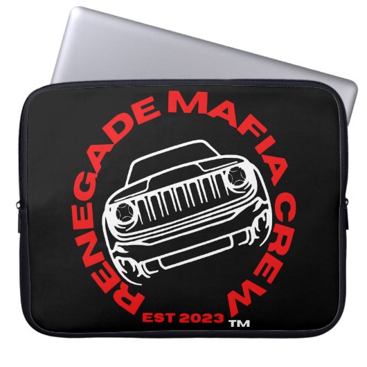 Renegade Maffia Crew Electronics Bag Laptop Sleeve (Voorkant)