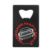 Renegade Maffia Crew Flesopener Creditkaart Flessenopener (Achterkant)