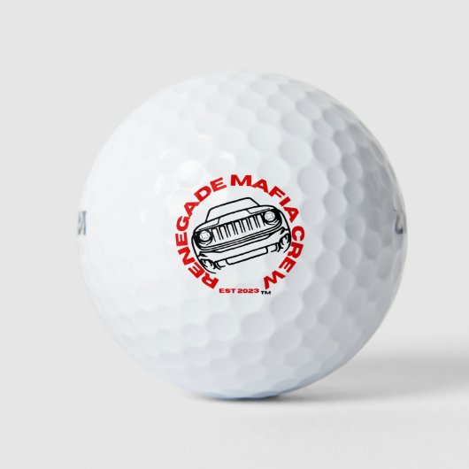 Renegade Maffia Crew Golf Ball Golfballen (Voorkant)