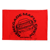 Renegade Maffia Crew Kussen Hoesje Set Kussensloop (Achterkant-Links)