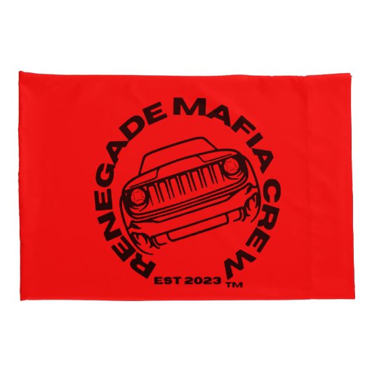 Renegade Maffia Crew Kussen Hoesje Set Kussensloop (Achterkant-Rechts)