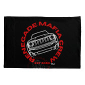 Renegade Maffia Crew Kussen Hoesje Set Kussensloop (Achterkant-Links)