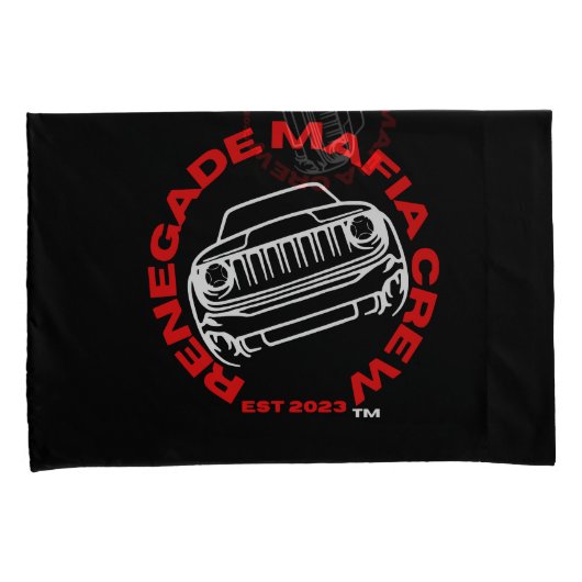 Renegade Maffia Crew Kussen Hoesje Set Kussensloop (Voorkant-Rechts)