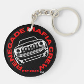 Renegade Maffia Crew Logo Sleutelhanger (Achterkant)