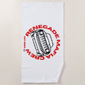 Renegade Maffia Crew Strandlaken (Voorkant)