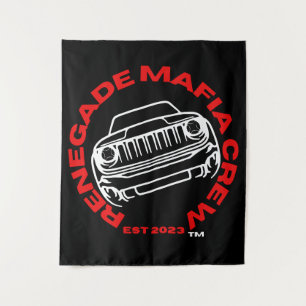 Renegade Maffia Crew Tapestry Wandkleed