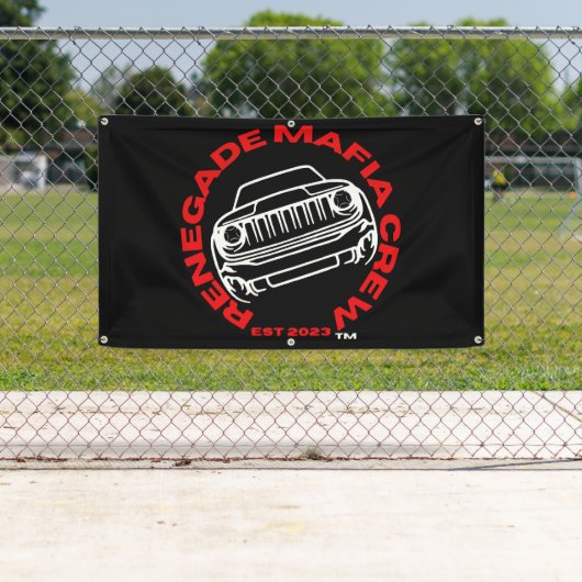Renegade Maffia Crew Vinyl Vlag Spandoek (Insitu)
