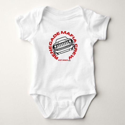 Renegade Maffia Crew voor Baby Romper (Voorkant)
