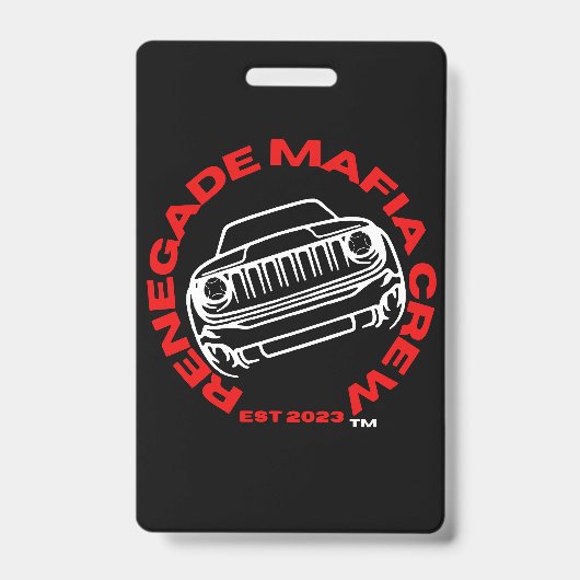Renegade Mafia Crew Badge (Voorzijde)