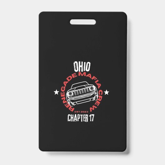Renegade Mafia Crew Ohio Hoofdstuk Badge (Voorzijde)