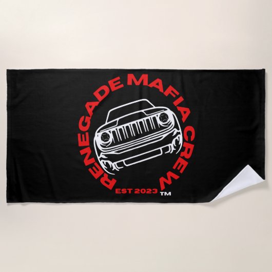 Renegade Mafia Crew-strandtowel Strandlaken (Voorkant)
