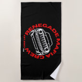 Renegade Mafia Crew-strandtowel Strandlaken (Voorkant)